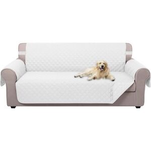 U-NICE HOME Reversible Sofa Cover Couch Cover for Dogs with Elastic Straps